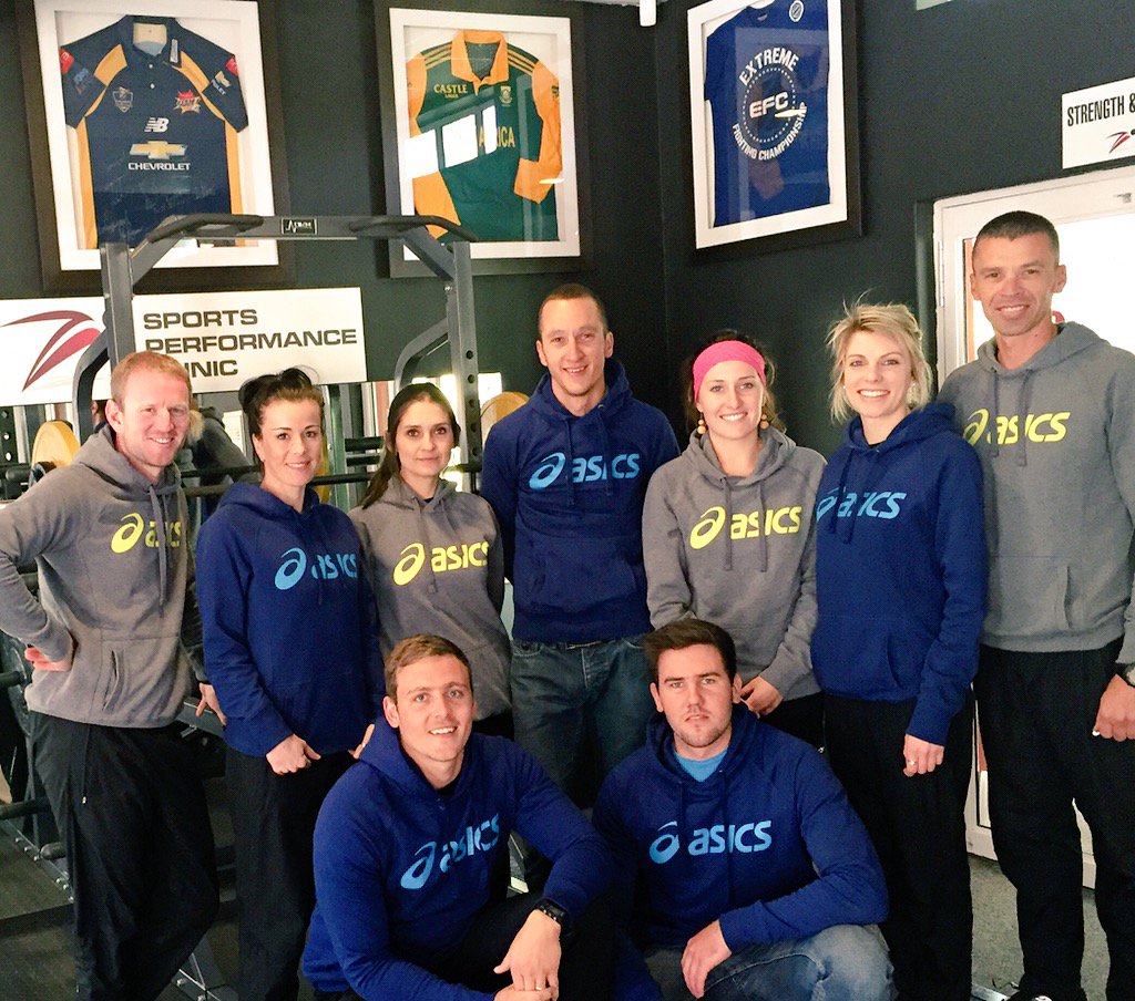 Team SPC. Can't do it without the continued support of the guys <a href="/ASICS_ZA/">ASICS_ZA</a>, thank you so much! #WePrepareYouPerform