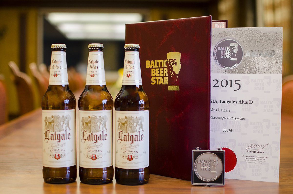 Alus Latgale ieguva sudraba vietu starptautiskā konkursā <a href="/BalticBeerStar/">BalticBeerStar</a>! Malači!