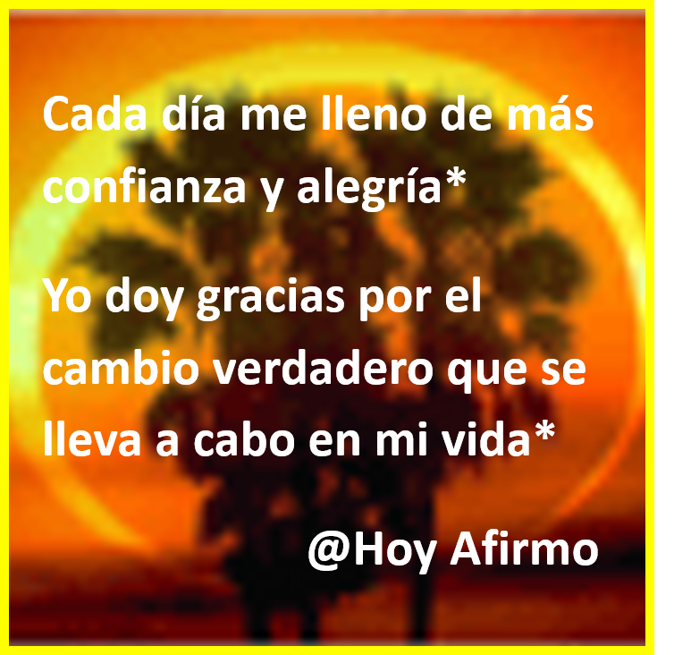 HoyAfirmo's tweet photo. Yo doy gracias por el cambio verdadero que se lleva a cabo en mi vida* https://t.co/fHw0ptQTSn