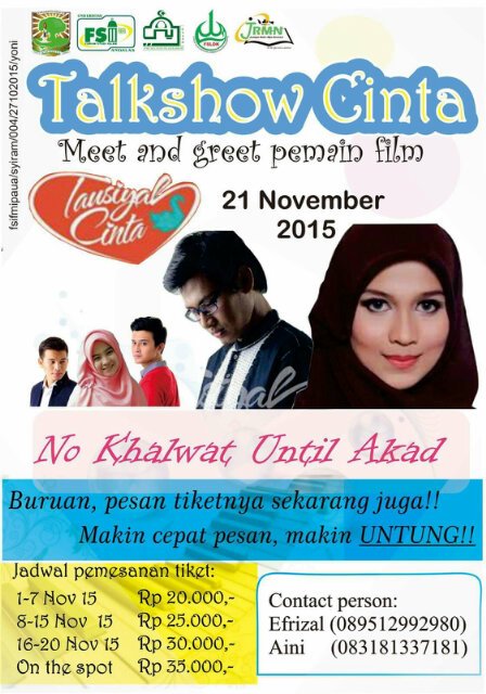 Keputrian_Fsi's tweet photo. Ada yang kece nih dibulan November. Apa ya? Ini nih!!!!  Cc: @infoUnand @HaloSumbar https://t.co/qHDzpj9q5l