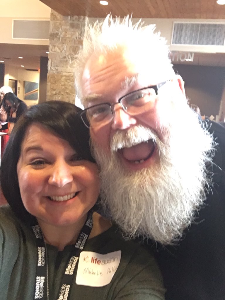 michellepullins's tweet image. I&apos;m always happy to see my #kidmin hero @jimwideman  #OrangeTour