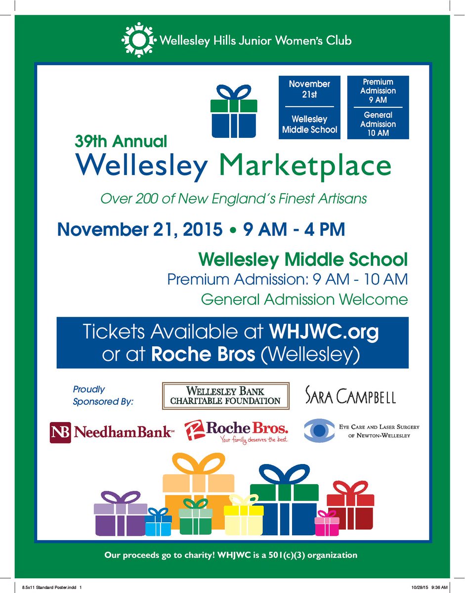 <a href="/WellesleyMktplc/">WellesleyMarketplace</a> is an event that gives back! Retweet me - Premium tickets are on sale! !events.r20.constantcontact.com/register/event…
