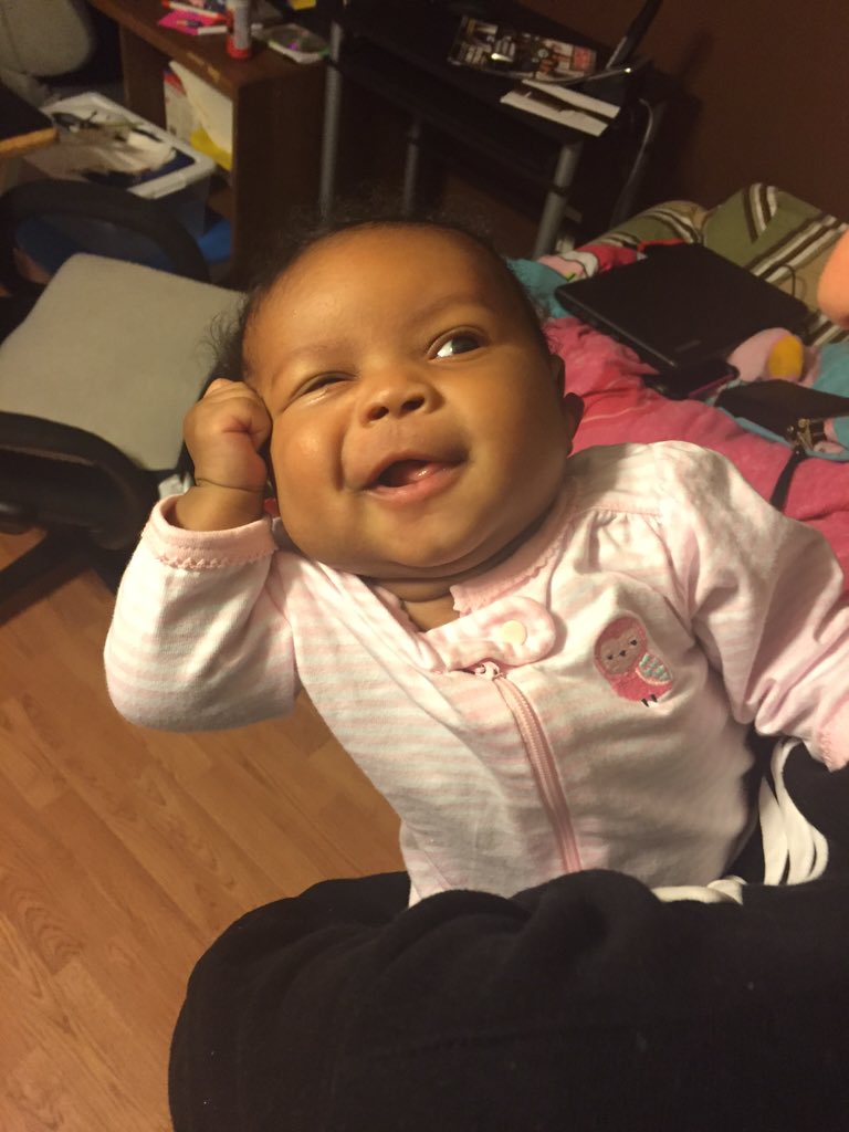_JustKirby's tweet photo. Finally let the love of my life yesterday, y'all. Nothing compares to her. #niece #thosecheeksdoe 😍😍 https://t.co/XnyWl1mSMf