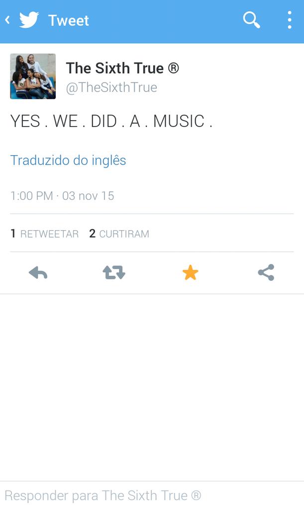 desativeimsmous's tweet photo. Você Sabia ? 

A @TheSixthTrue Finalmente Compôs Uma Música ! Ansiosos Sixth Fans ? https://t.co/MOx1Zp31Rd