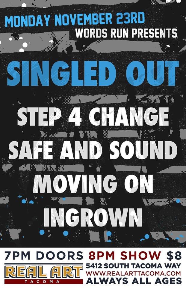 11/23 MXO Record Release show <a href="/RealArtTacoma/">Real Art Tacoma</a> w/ <a href="/SingledOut425/">Singled Out</a> @STEP4CHANGEXXX <a href="/Safexsoundhc/">safe and sound</a> &amp; INGROWN (Boise, ID)