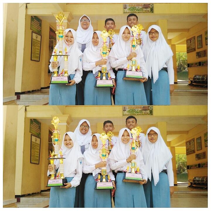 Juara 1 lomba mading, Juara 2 essay, Juara 3 cipta puisi, Juara 3 Poster. Dalam rangka "Bulan bahasa ke-87"