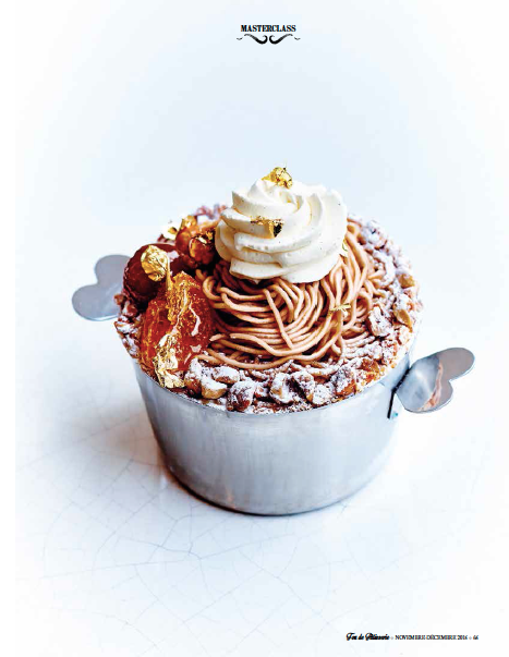 FoudePatisserie's tweet photo. Nouveau n° en kiosque vendredi, avec cette splendide charlotte aux marrons et clémentines du gd Gilles Marchal https://t.co/lSLqXxk72c