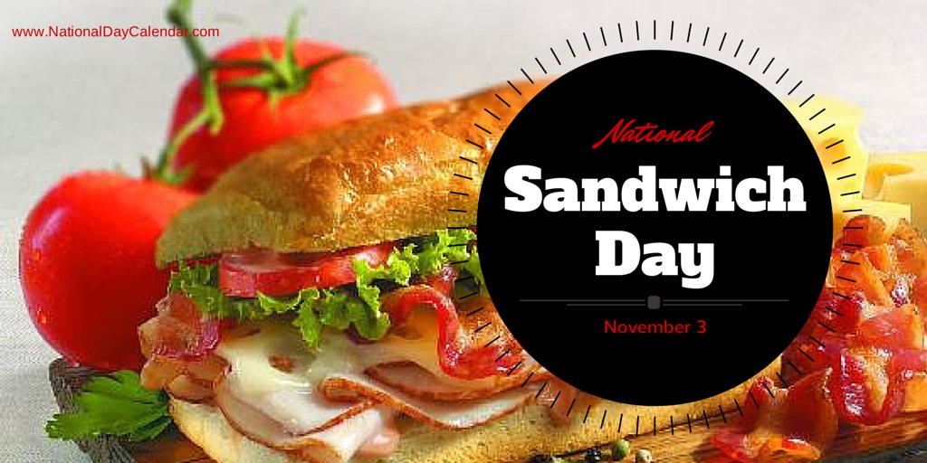 Their sandwiches rock! RT <a href="/CraftyPalate/">Crafty Palate</a>: It's National Sandwich Day! Celebrate with one of our sandwiches for lunch!