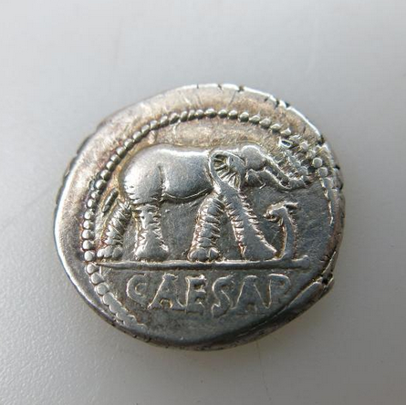 Waddingtons1850's tweet photo. Like old money? Our Nov4 auction includes this Denarius of Julius Caesar. https://t.co/w3R7eHnp5f #coinauction #49BC https://t.co/2PayOHzGcU