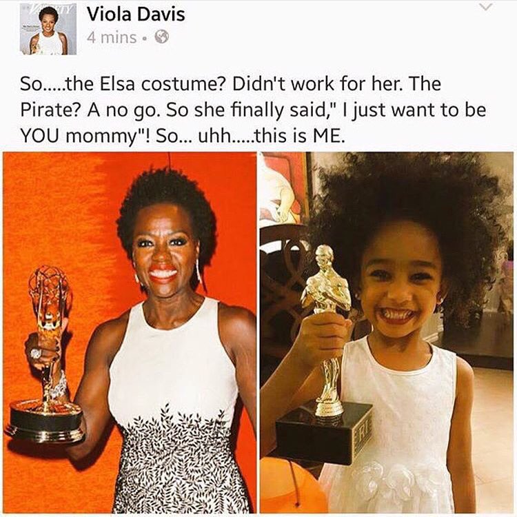 Mixedology101's tweet photo. Repost! How beautiful is this? #violadavisiseverything #violadavis #minime #motherhood #rolemodel #blackisbeautiful https://t.co/ugY1t3L1ZA