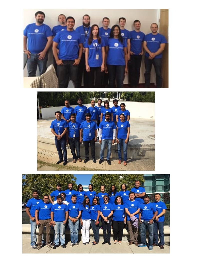 GE_SST's tweet photo. #GESWLife – DEA – Data Engineering &amp; Analytics team across all locations showing off their new T-shirts! https://t.co/T9NJwjKFZF