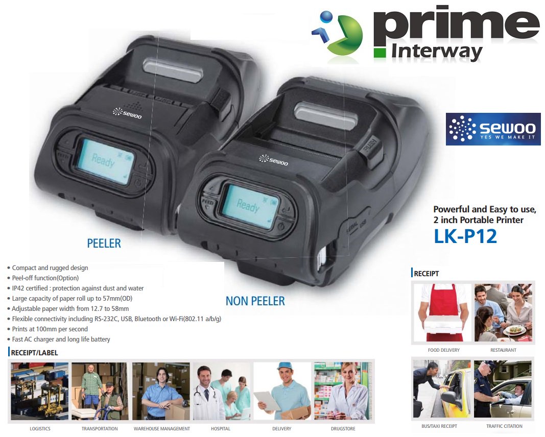 glima57's tweet image. El equipo de hoy: 
#SEWOO #LK-P12 
Robusta, 2", TD, papel/etiqueta, peeler, opción WiFi.
Solo en #PRIMEINTERWAY