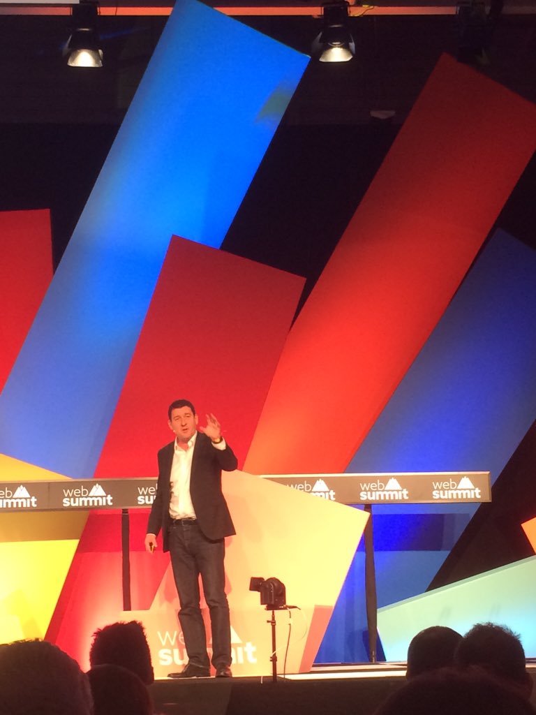 Norm Johnston is talking about #wearable world &amp; new #marketing realities <a href="/ntjohnston/">Norm Johnston</a> #mindshare #websummit #dublin