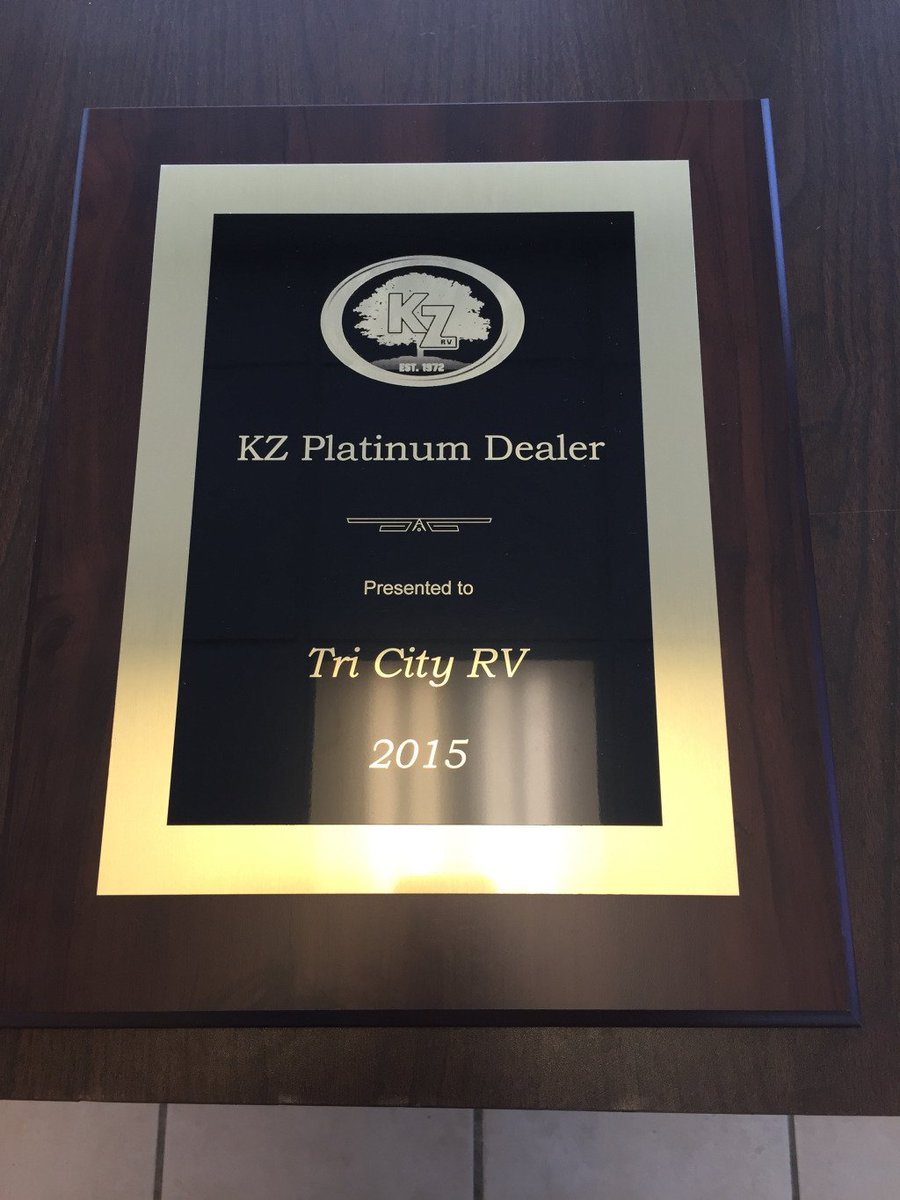 TriCityRV's tweet photo. 2015 KZ Platinum Dealer https://t.co/R5m0xKDBtZ https://t.co/mWHC39dS2h