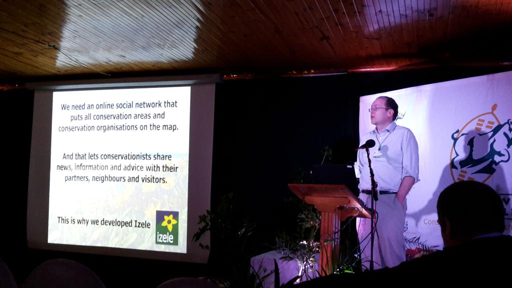 kayakirst's tweet photo. @izeleHQ online social network site for conservation organisations #SCCP2015 #MPAH #WildlandsSA @AnotherBobSmith https://t.co/zqCw0uj7K8