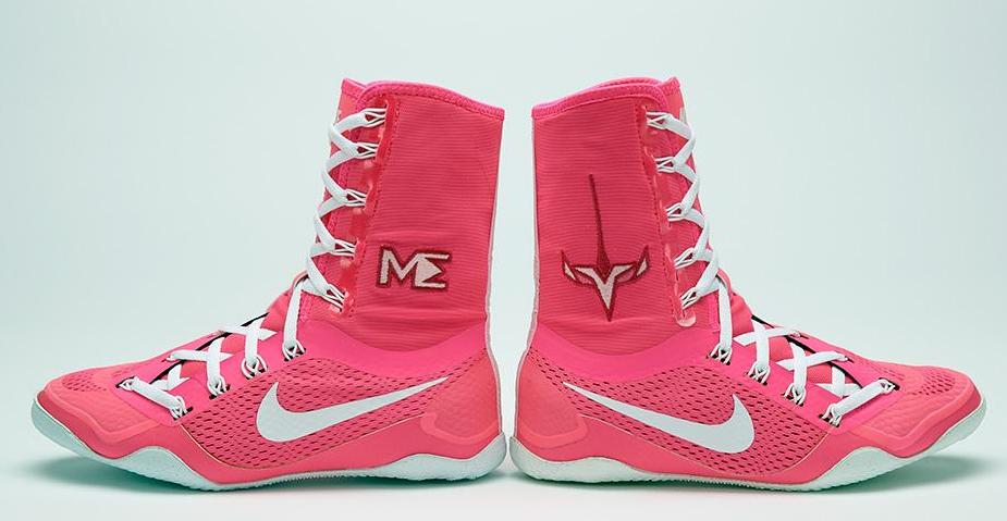 custom nike boxing boots