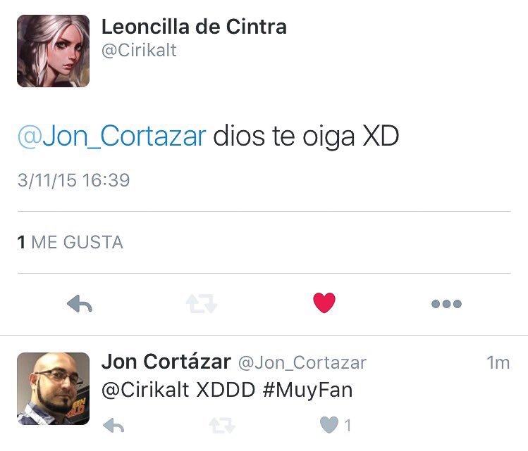 Jon_Cortazar's tweet photo. @Cirikalt NO ME LO PUEDO CREER! Ha sido mencionarte y surgir el amor, LOL!! #updated #heartcontainers #GotHearts https://t.co/jU3lYpBRQj