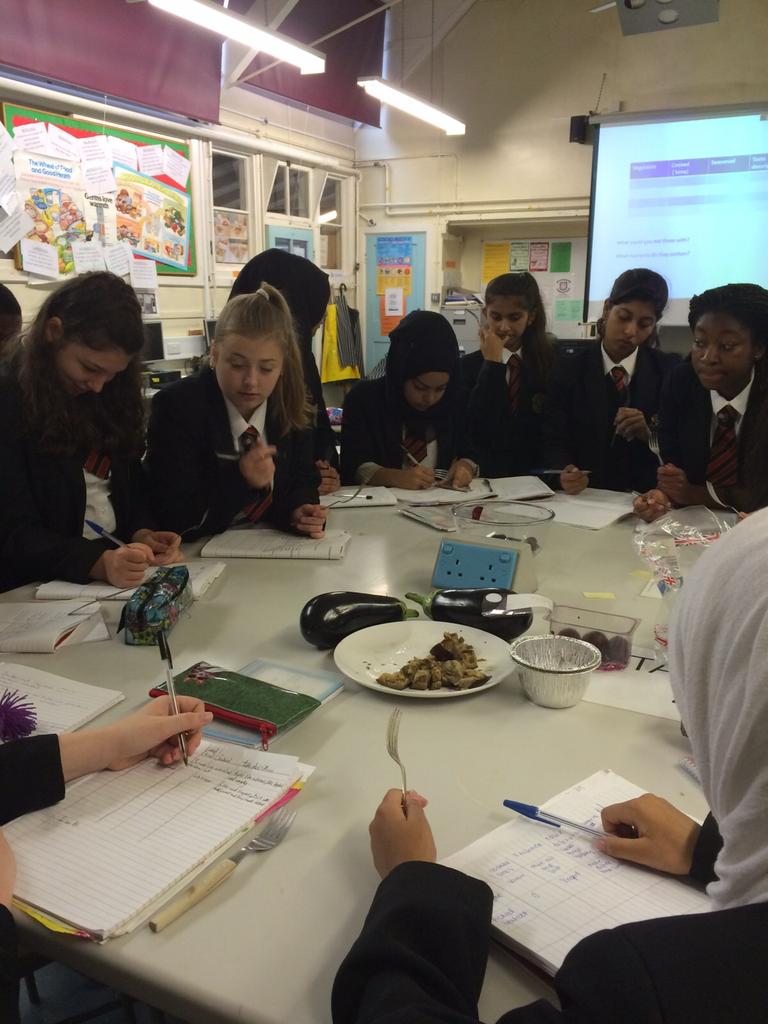 Schools toolkit helps students at barking abbey school with vegetable tasting and how ro cook them