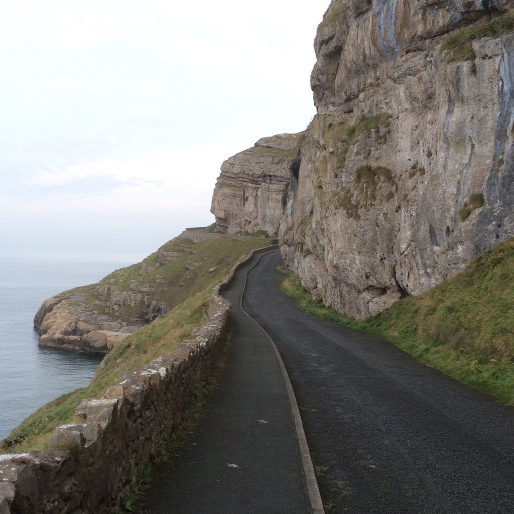 OfficialWRC's tweet image. The first stage of @WalesRallyGB WRC TV recce is complete. SS18 - Great Orme. Beautiful scenery but a tricky road.