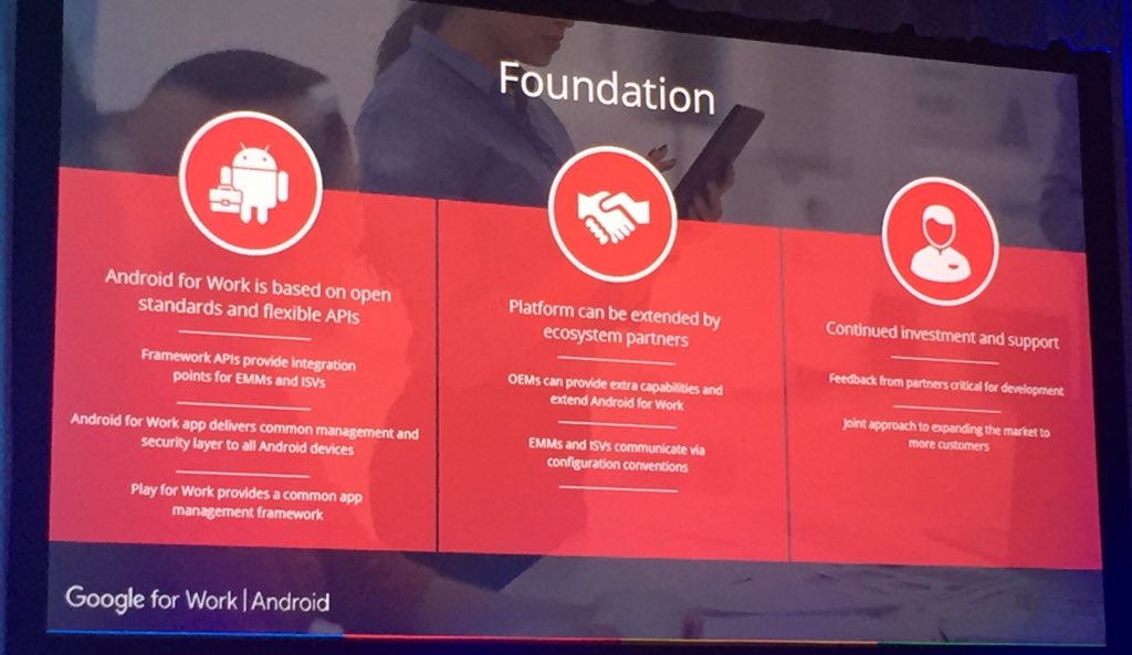 marconielsen's tweet image. #SOTIsync @andrewtoy: Continued investment for #enterprisemobility @GoogleforWork #AndroidforWork @SOTI_Inc