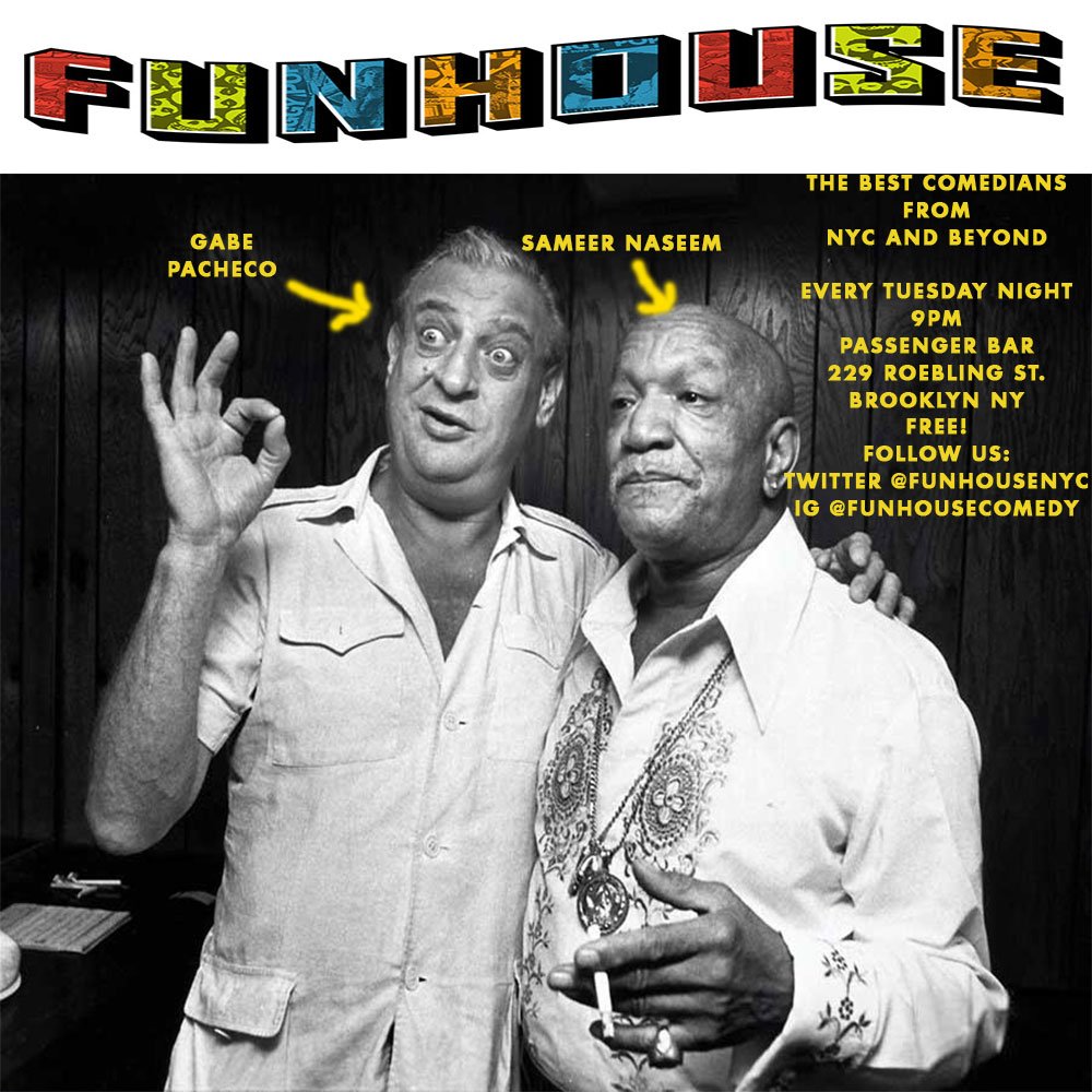 <a href="/PassengerBar/">PassengerBar</a> Final Comedy Show before the venue slips away into the legend and legacy of Williamsburg w/<a href="/Sameermon/">Bollywood Hogan</a>