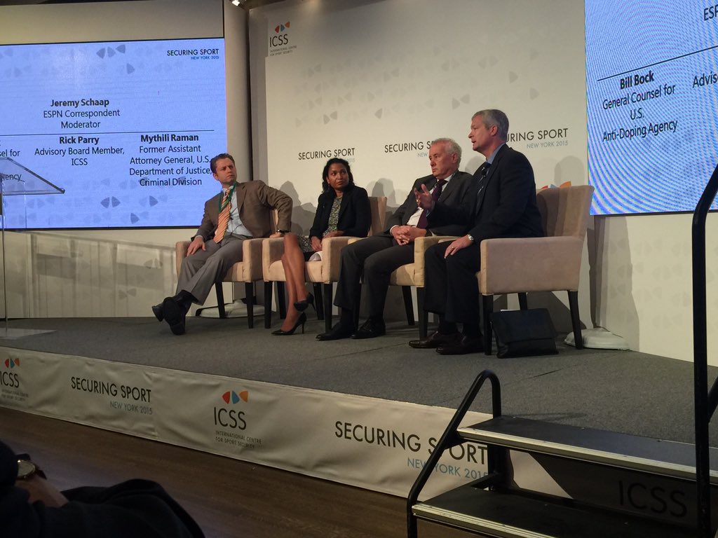 ErinMM18's tweet photo. Great panel discussion... #SecuringSport https://t.co/sC3szVcMIC