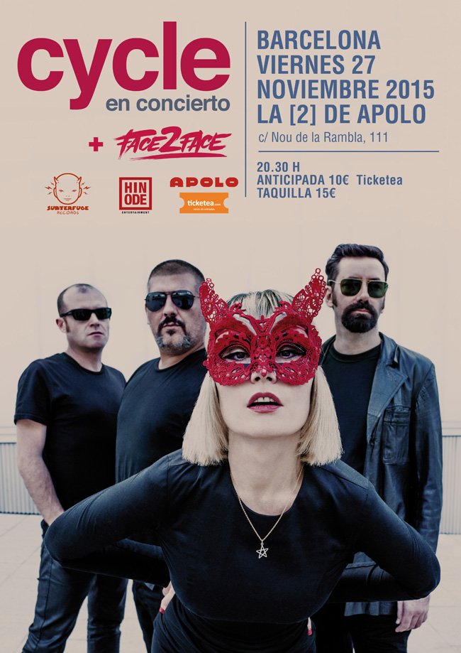 thisisface2face's tweet photo. El 27N nos estrenamos en casa junto a @CYCLEROCK ¡Las ganas no són pocas! https://t.co/REHOexydug