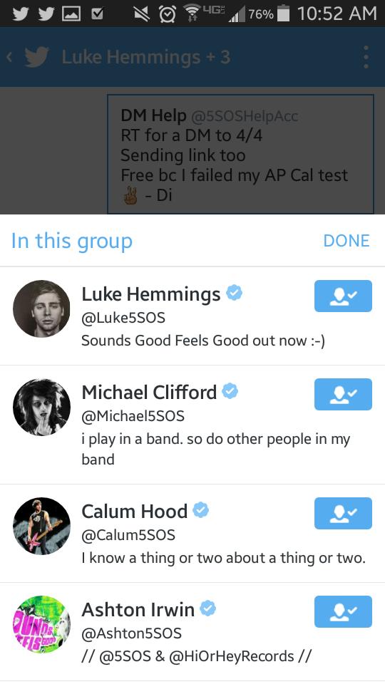 5SOSHelpAcc's tweet image. Proof ✌ - Di