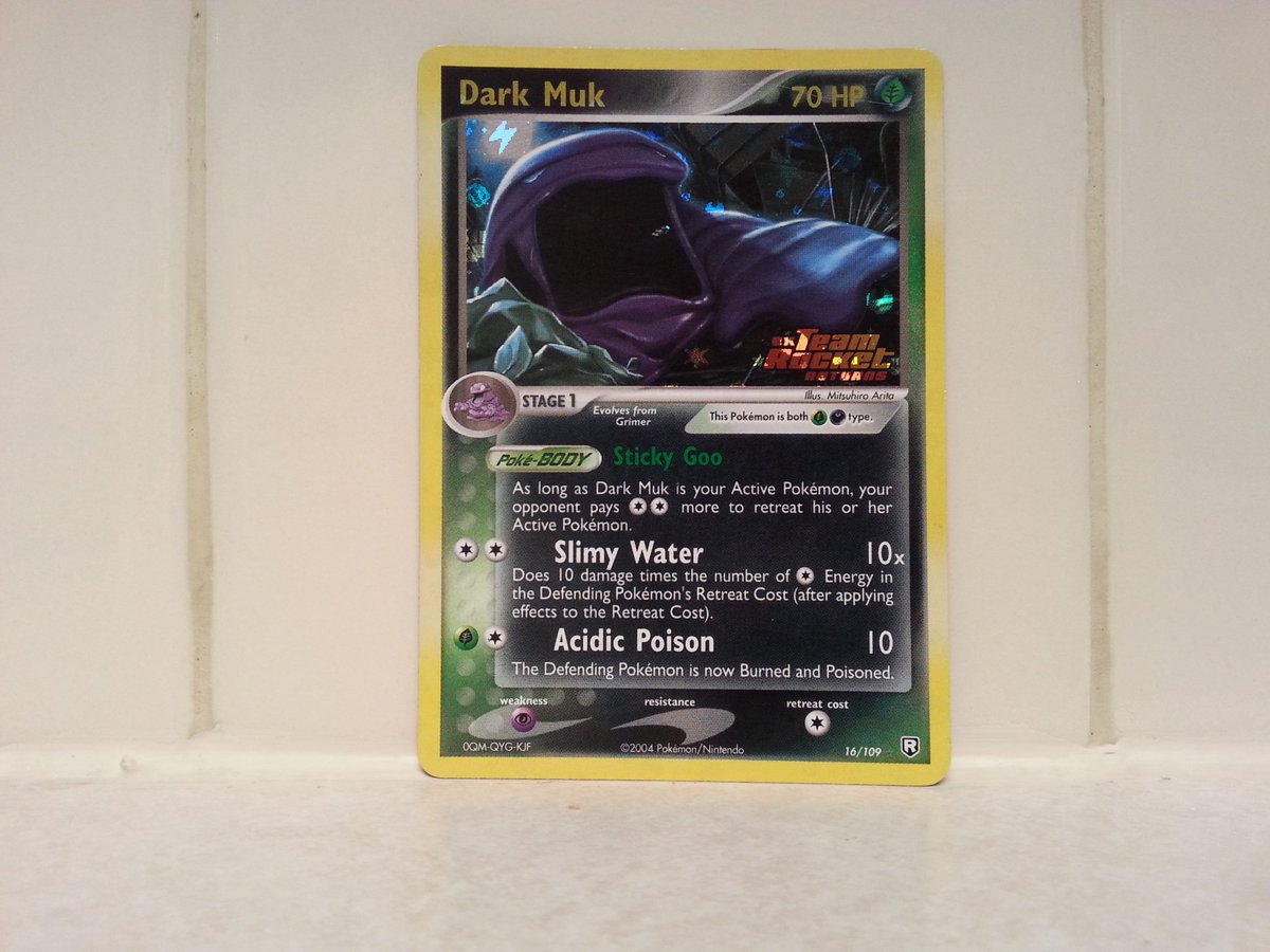 POKEMON ROCKET RETURNS RARE N° 16//109 DARK MUK