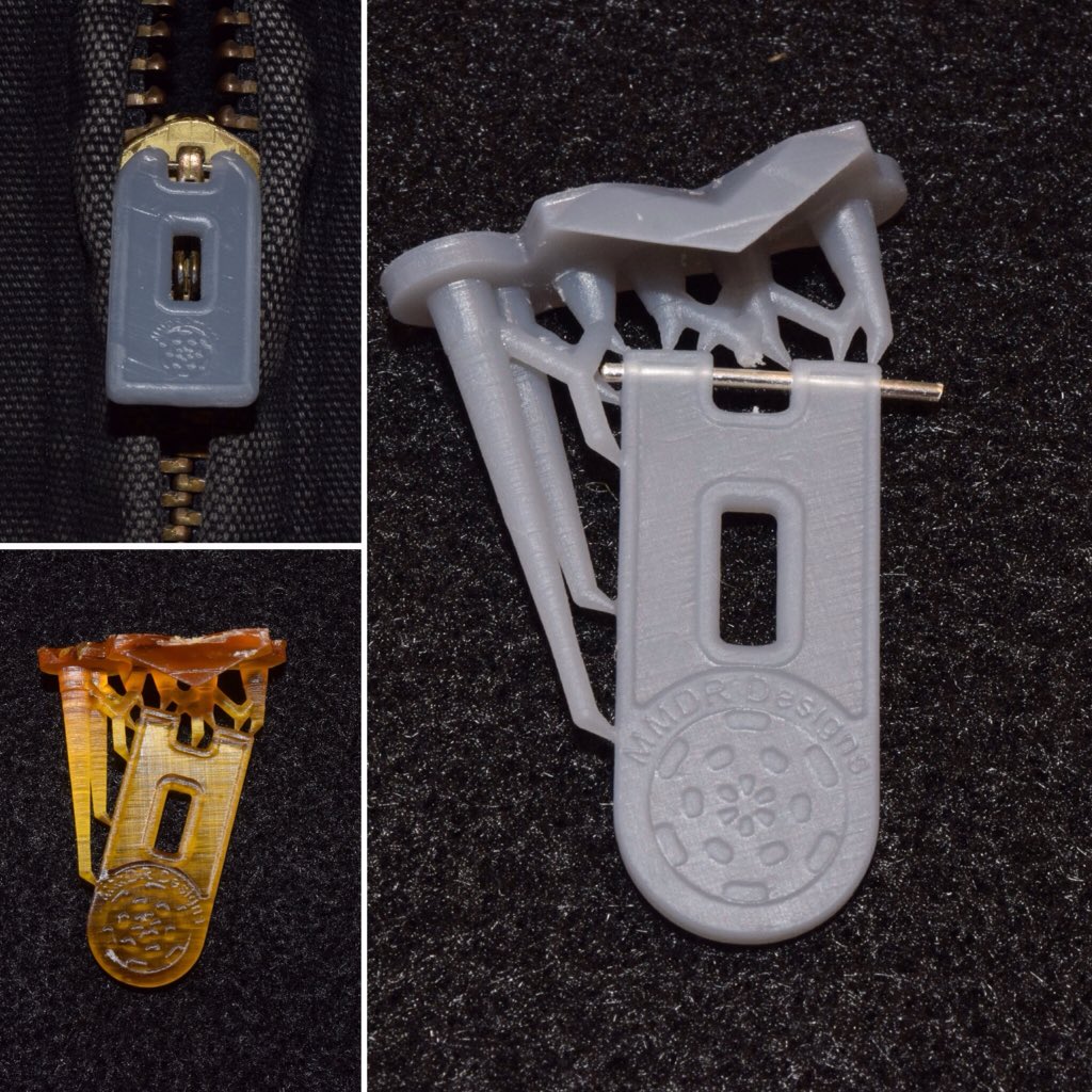 MMDRDesigns's tweet photo. Design evolution of a #3dprinted #zipperpull for #carhartt jacket
#form1plus #vorex https://t.co/Jr6TwGa5Yj