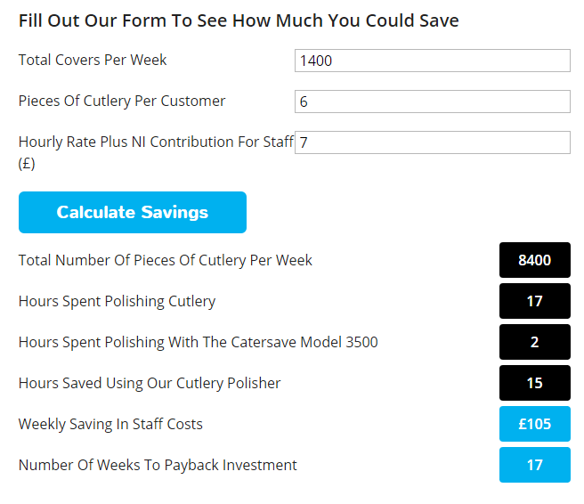 Catersave's tweet photo. Here is an example... Fill out your own stats and find out how much you could be saving! https://t.co/33IIVD1uC9 https://t.co/HWyb0Q8C9P