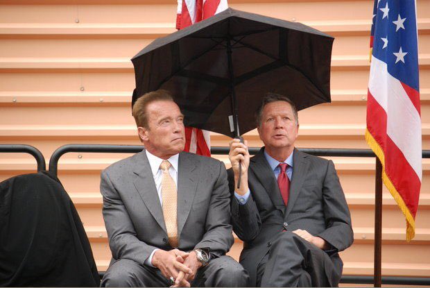 I_AmGoose's tweet photo. @JohnKasich has support from the Terminator himself. @realDonaldTrump better get to the chopper while he still can. https://t.co/Qvg66PpQpQ