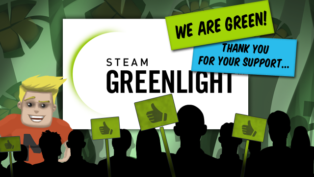 We are green! Thank you all for your kind support and sincere interest. #steam #upcoming #platformer #platform #game