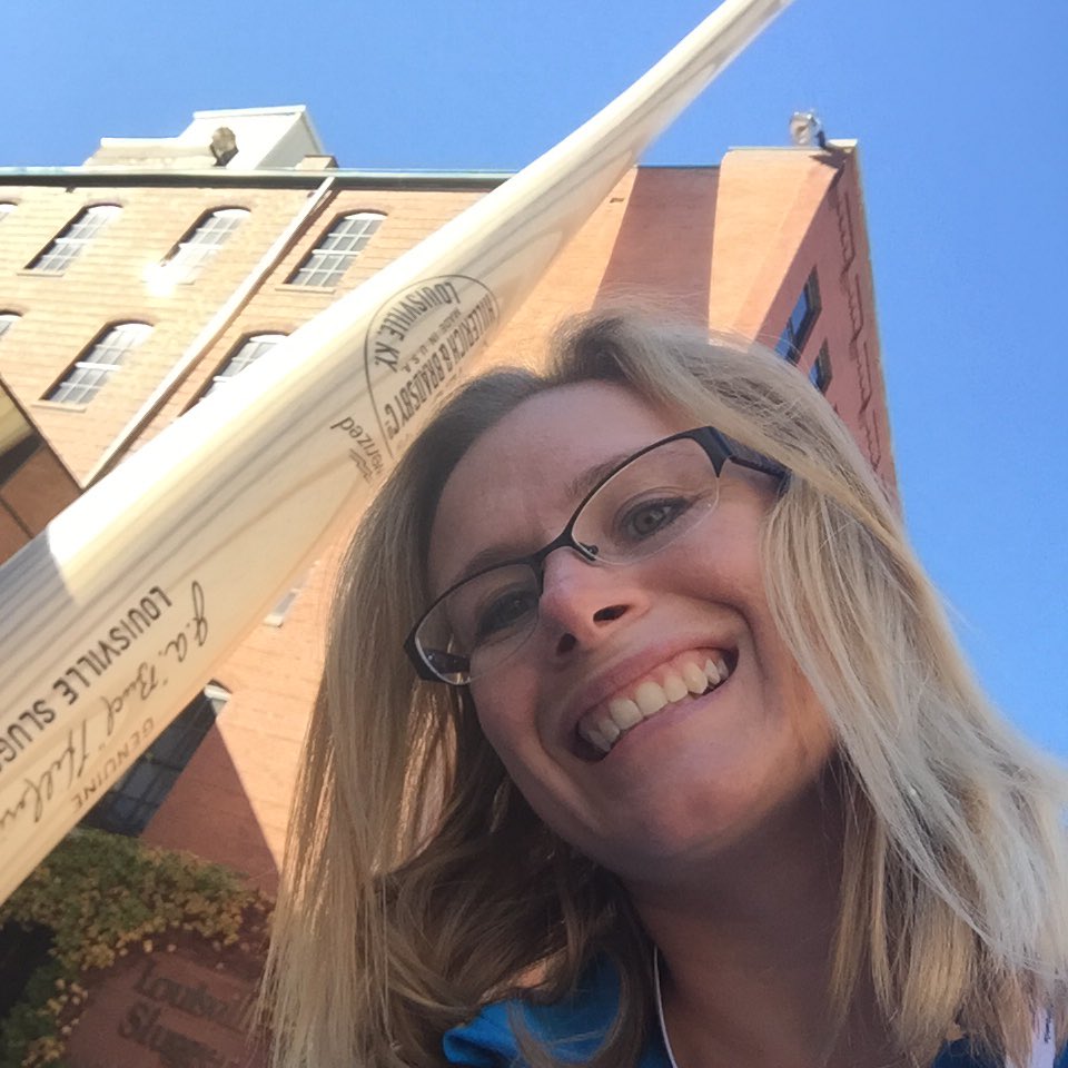 We're at the coolest place on earth... Louisville Slugger lots of Ball fans here #softballville15 #playASA