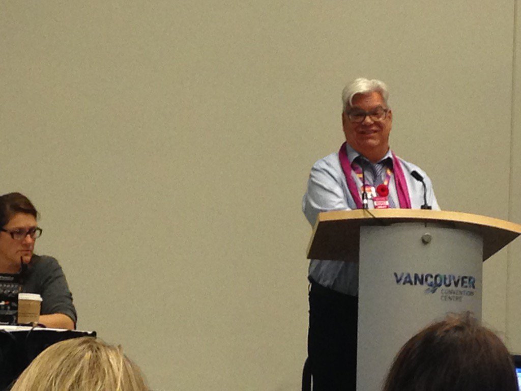 donnabeasmith's tweet photo. Fred answers Q&amp;A at women's caucus #fred4cupe #fred4scfp #CUPE2015 https://t.co/VbGDNJyUvk
