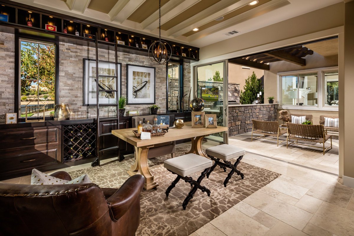 HriDesign's tweet image. We just received the photography from our latest install at Pinnacle at Serrano in El Dorado Hills.