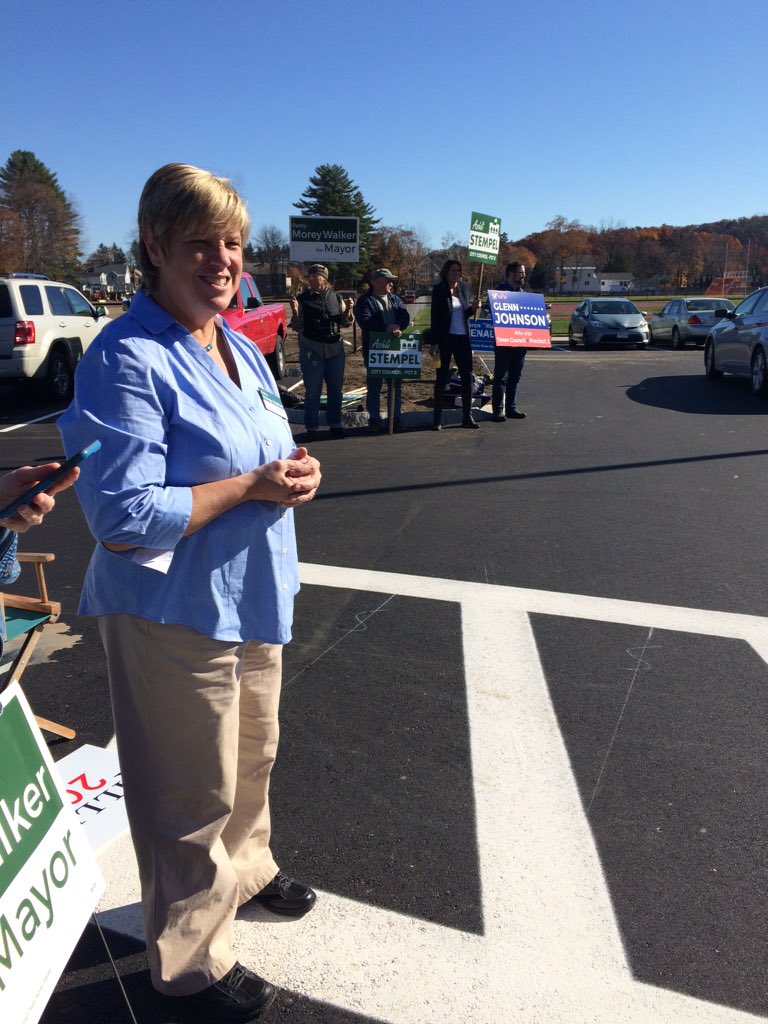 pursueK's tweet photo. Voter turnout exceeding expectations. .@PattyforMayor #lippiwomenrun #GreenfieldVotes #mapoli #pattyformayor https://t.co/9Utjoic9EK