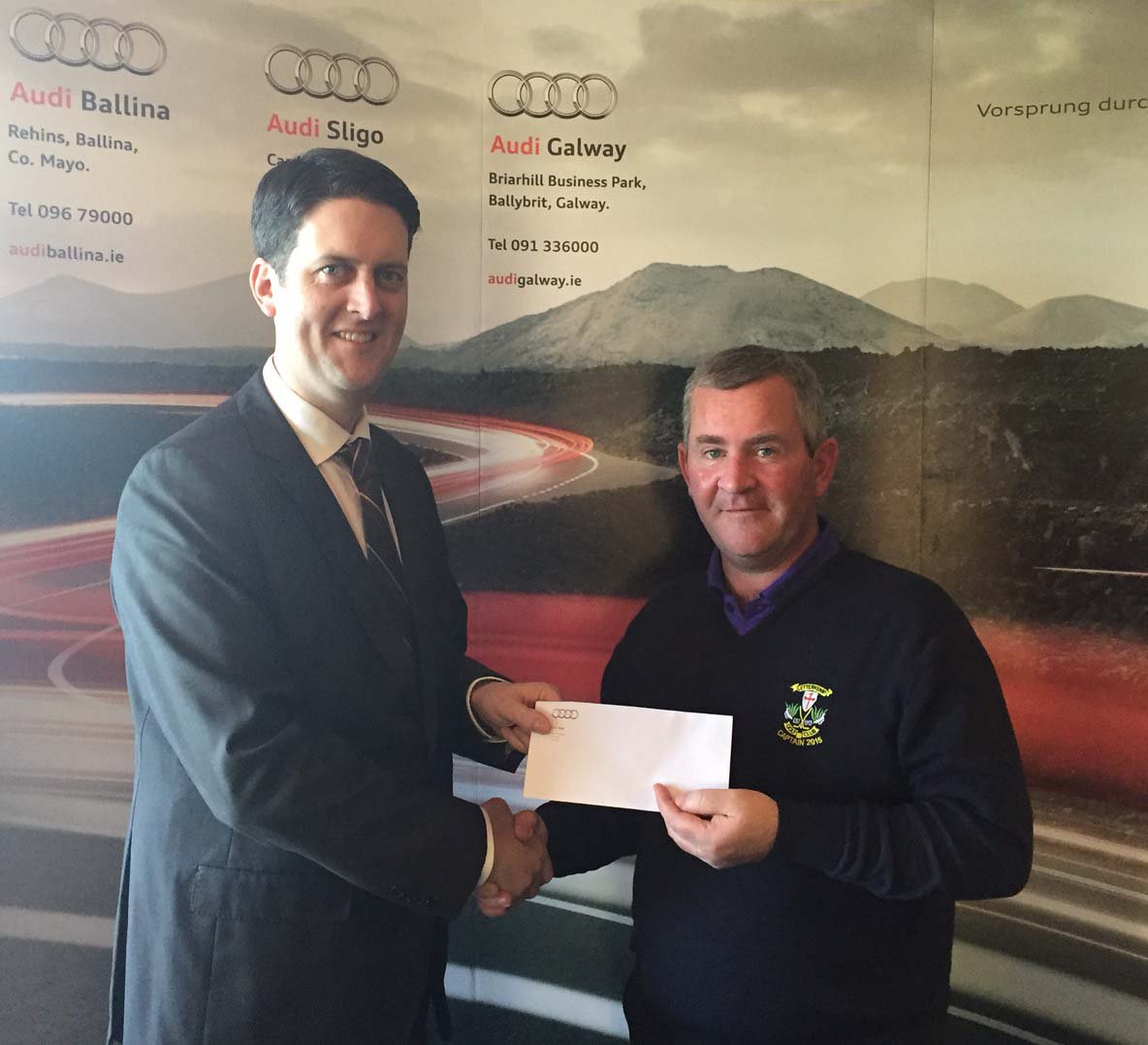 ConnollysMG's tweet image. Audi Sligo wish to thank @LetterkennyGolf for the use of their spectacular venue for #TestDriveEvent last weekend.