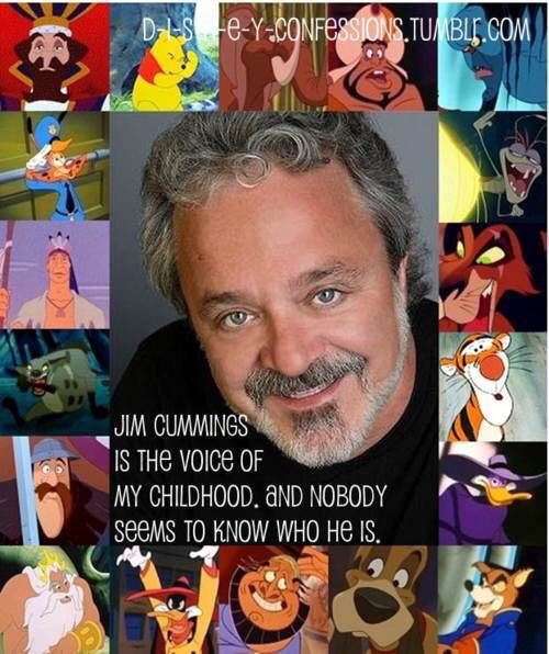 Happy birthday Jim Cummings! He\s the voice of so many cartoon characters. Darkwing Duck is my favorite. 