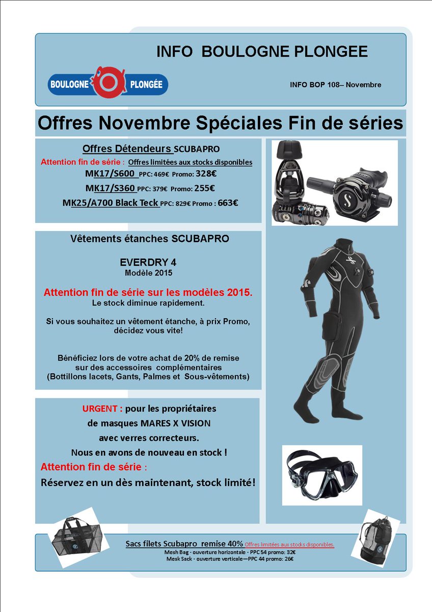 INFO BOP 108 : Offre Spéciale Fin de Séries