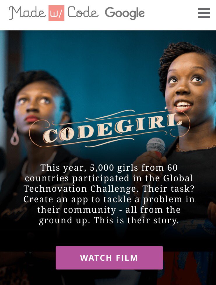TaraChk's tweet photo. Thankyou @bhorowitz @a16z @NaithanJones for bringing @technovation girls frm Nigeria. Watch them rule @codegirlmovie https://t.co/8y71slz5IS