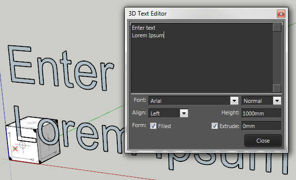 SUExtensions's tweet photo. #3DText #Editor on #ExtensionWarehouse #SketchUp #Extension #3D #3DModeling https://t.co/MsPEY2l8DB https://t.co/VMittEOmEq