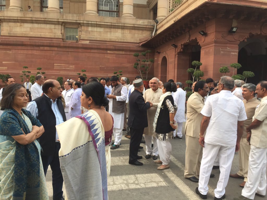 ABRAPOLU's tweet photo. #Tolerance is #Amity #Intolerance is #Apathy @BarackObama sounded #ModiMyth @INCIndia #SahanasheelathaSandeshYatra https://t.co/xtJ0UxiVkL