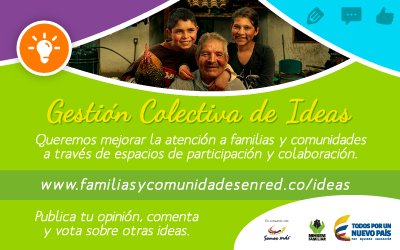 somosmas's tweet photo. Escribe tu idea aquí => https://t.co/tXSi3d0Zix para facilitar participación y colaboración de #FamiliasYComunidades https://t.co/1gotowIts1