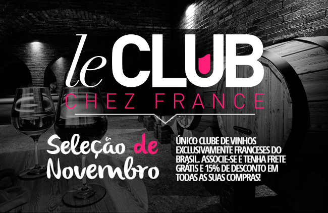 ChezFranceBR's tweet photo. A seleção de Novembro do Le Club conta com vinhos de Bourgogne e Bourdeaux! Confira >> https://t.co/ZWaVGoQZ3R https://t.co/iLc2S3dzfC