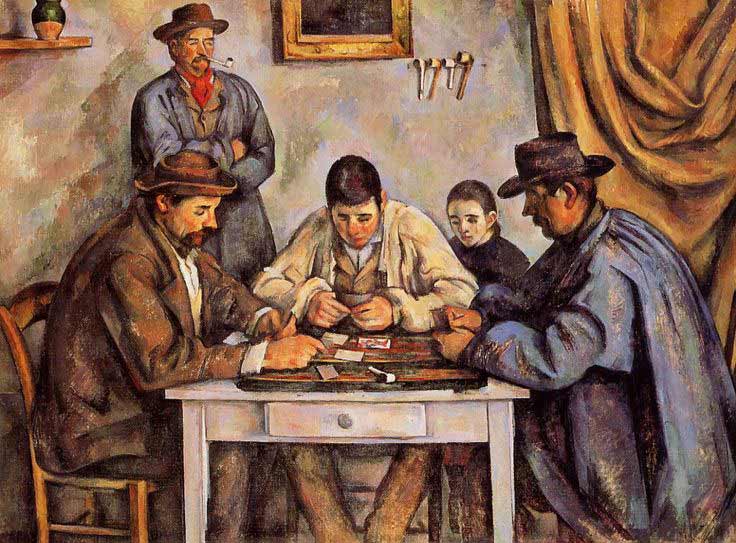 What Did Paul Cezanne and The Card Players Look Like  in 1892 