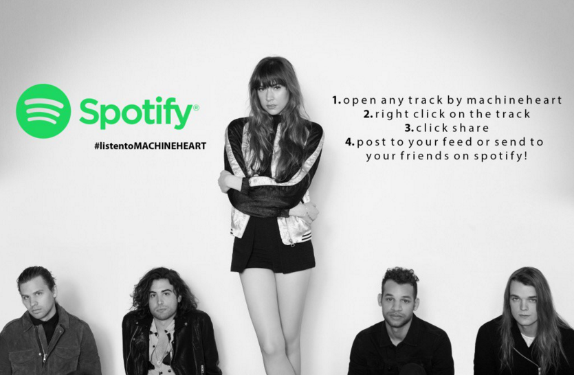 filtr's tweet photo. Discover the Amazing @machineheart! Follow & share their music on @Spotify to help them win #spotifyemerge โฅ https://t.co/SkitSsCbyU