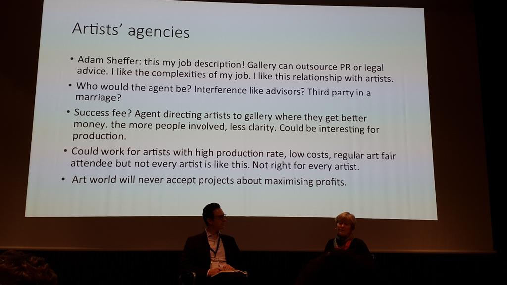 peinadormarta's tweet photo. Summarising #TG2015 Artists' agencies @aservais1 #AdamSheffer @The_ADAA @georginaadam https://t.co/mwu0bbNnfs