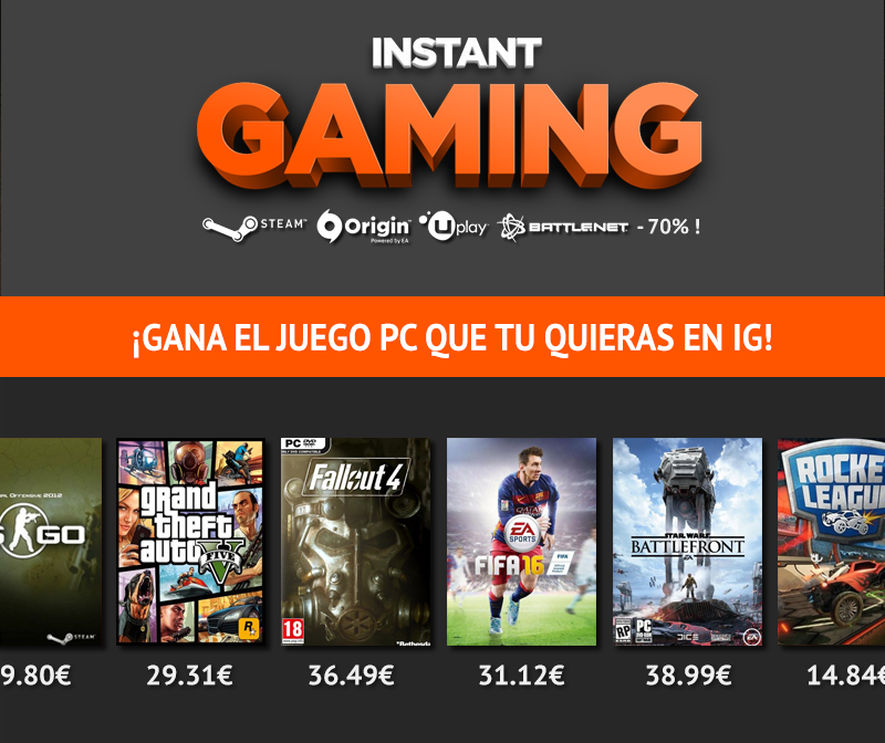AngelySaras's tweet photo. 🔥¡SORTEO INSTANT GAMING!🔥
 https://t.co/DTrat7SBPj
GANA 1 JUEGO PC IG!
RT y sigue @InstantGamingES para participar https://t.co/WluW5lAugq