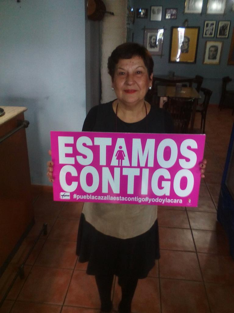 Afimopu's tweet photo. #barcafeteriaalborada también se une a la campaña #pueblacazallaestacontigo #yodoylacara https://t.co/HJ4KyryqW7